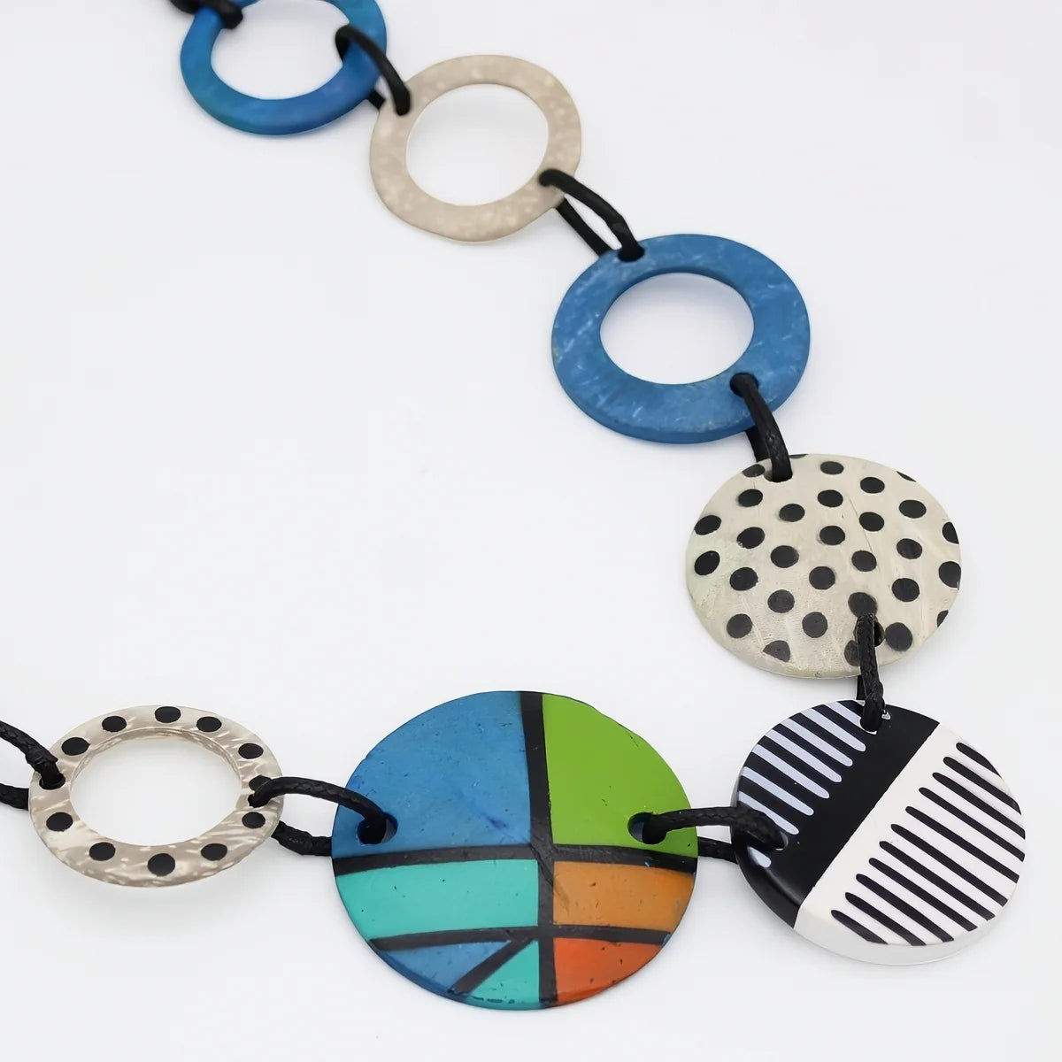 SYLCA Blue Bree Link Necklace