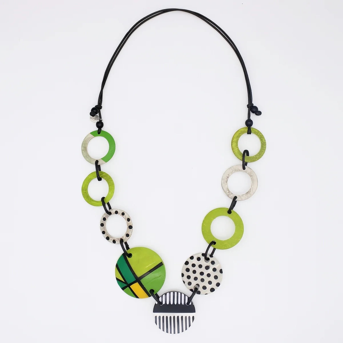 SYLCA Green Bree Link Necklace