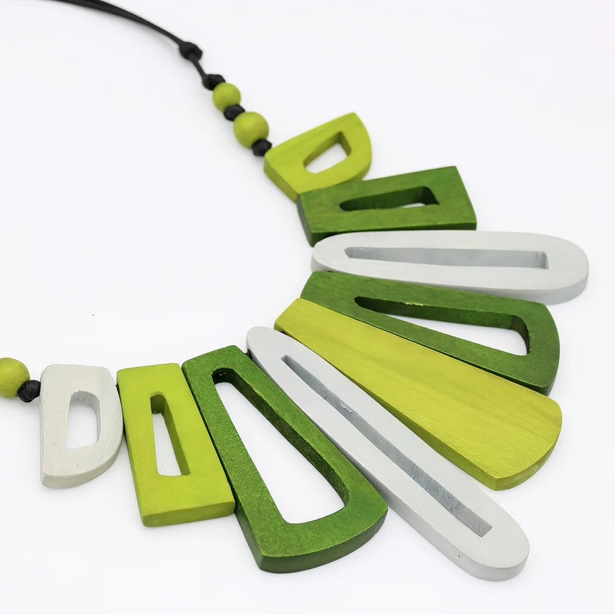 SYLCA Lime Green Boho Bloom Necklace
