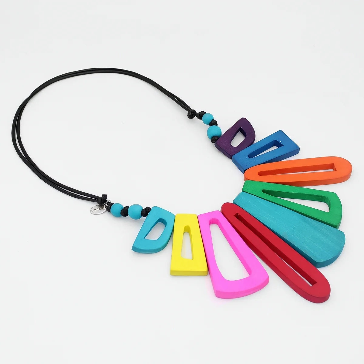 SYLCA Multi Hues Boho Bloom Necklace