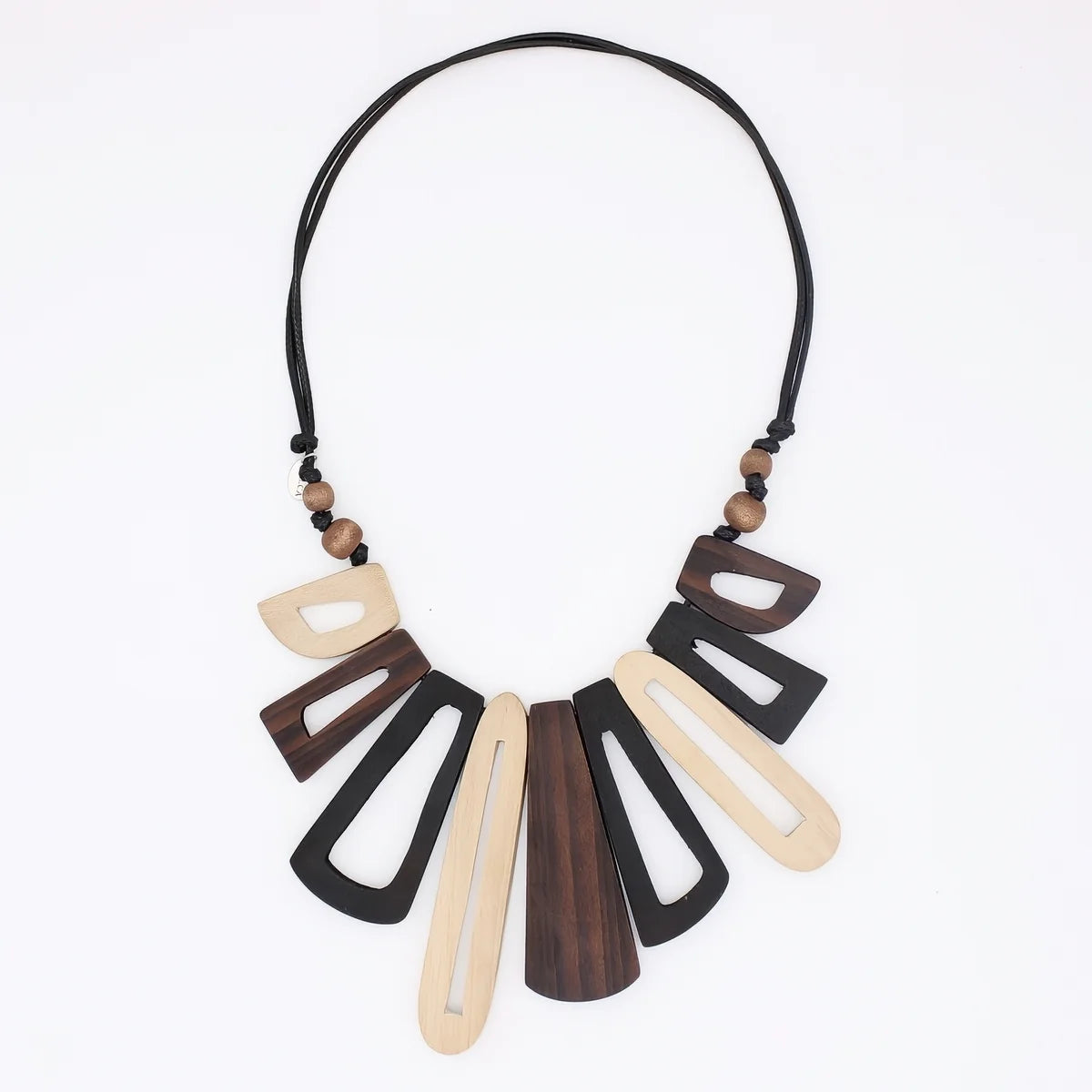 SYLCA Brown Boho Bloom Necklace - LS26N22 - BROWN