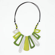 SYLCA Lime Green Boho Bloom Necklace