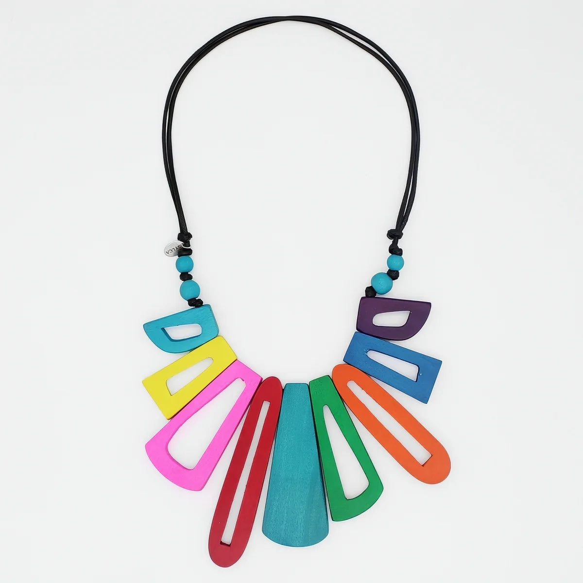 SYLCA Multi Hues Boho Bloom Necklace