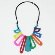 SYLCA Multi Hues Boho Bloom Necklace