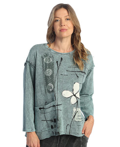 JESS & JANE "PETALS"- M111-1826 TEAL