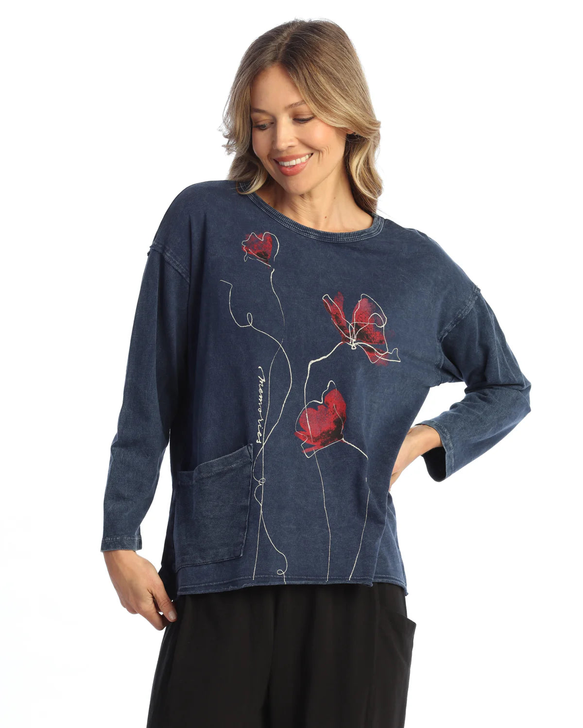 JESS & JANE "DENIM FORGET-ME-NOT" - M111-2151