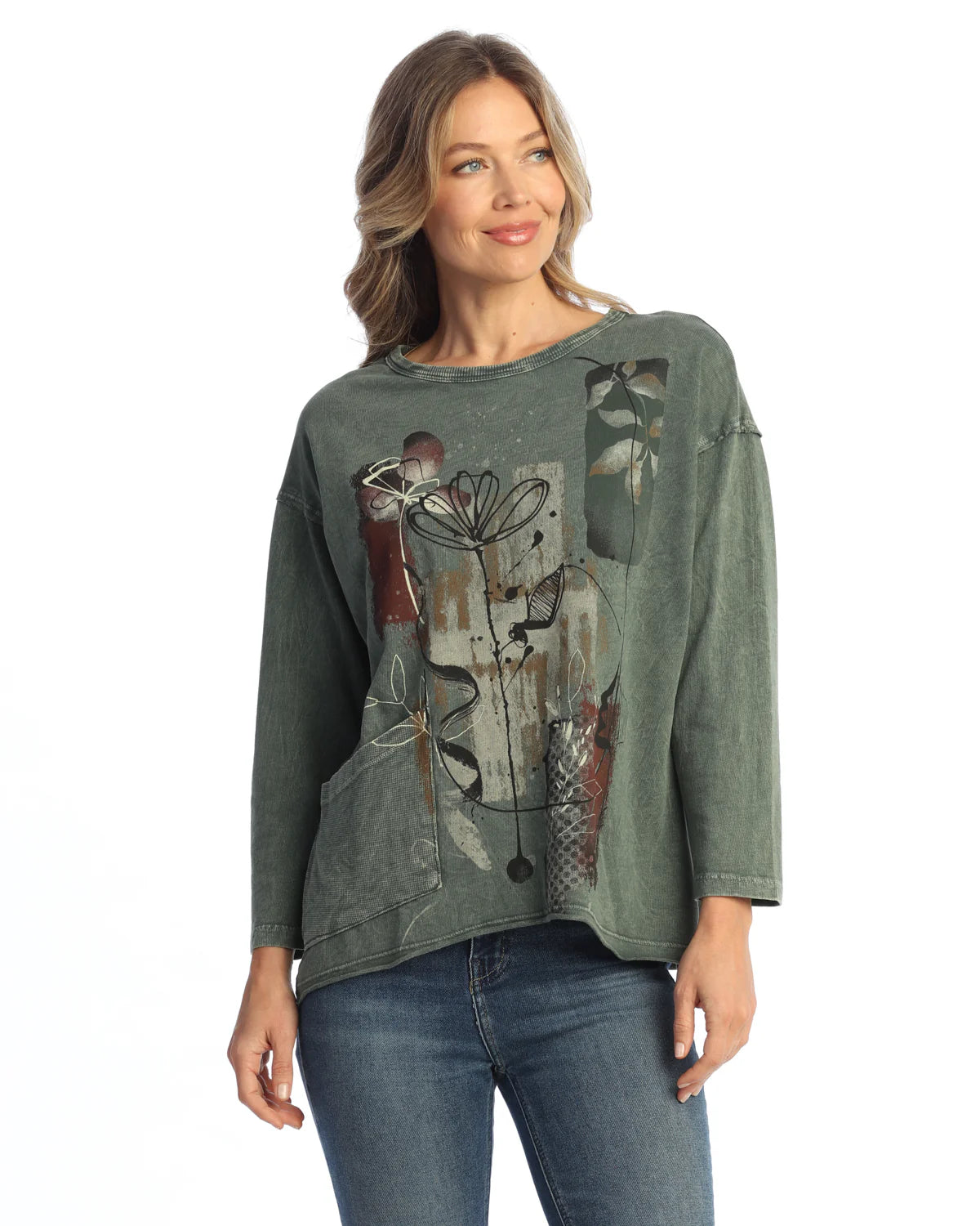 JESS & JANE "OLIVE ANTIGUA" - M111-2163
