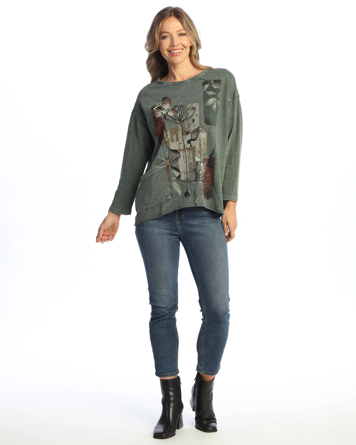 JESS & JANE "OLIVE ANTIGUA" - M111-2163