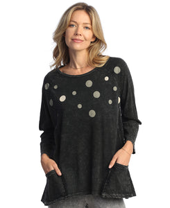 JESS & JANE "RAIN DOTS" - M12-1818 BLK