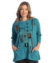 JESS & JANE "BOTANY" - M12-1884 JTEAL