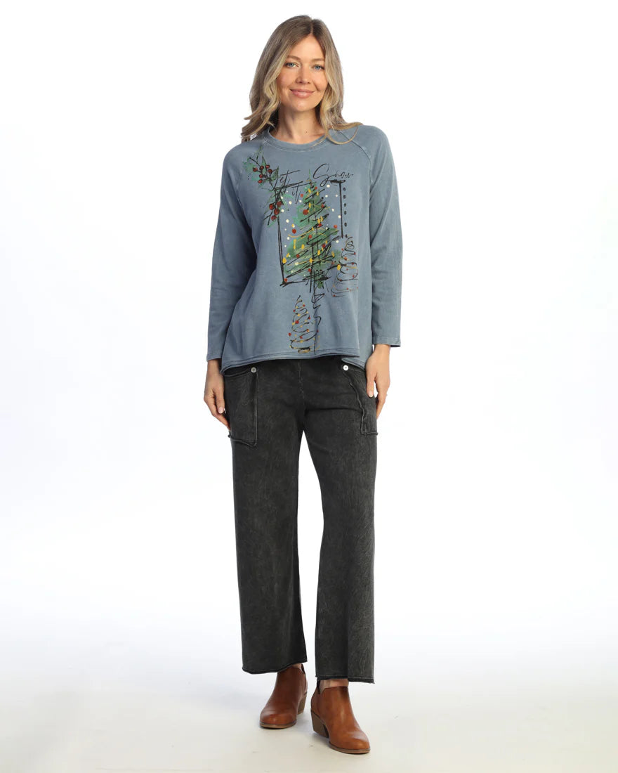 JESS & JANE "VINTAGE DENIM LET IT SNOW" - M148-2279