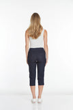 Slimsation Stretch Capri With Pockets & Tummy Control (M2603)- DENIM - Size 8 ONLY