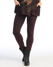 JESS & JANE "ANKLE LEGGING" - M31 - WINE