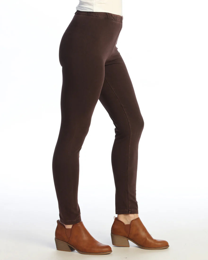 JESS & JANE "ANKLE LEGGING" - M31 - ESPRESSO