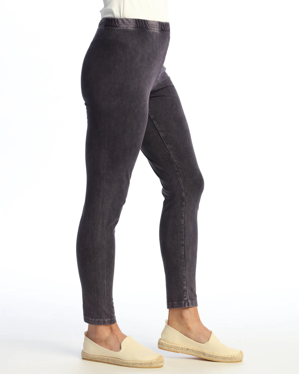 JESS & JANE "ANKLE LEGGING" - M31 - OILVE (NOT VIOLET)