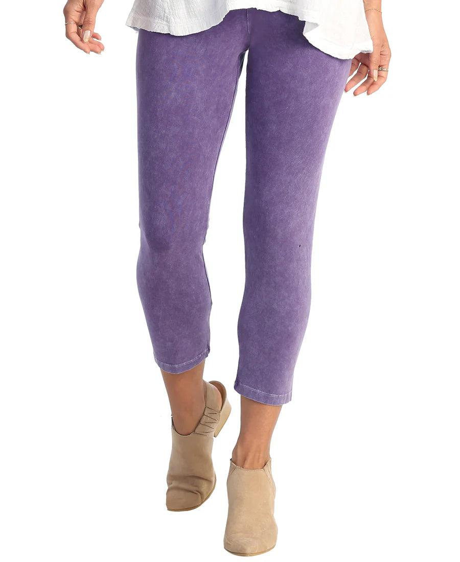 JESS & JANE "CROP LEGGING" - M37 BIRCH (NOT PURPLE)