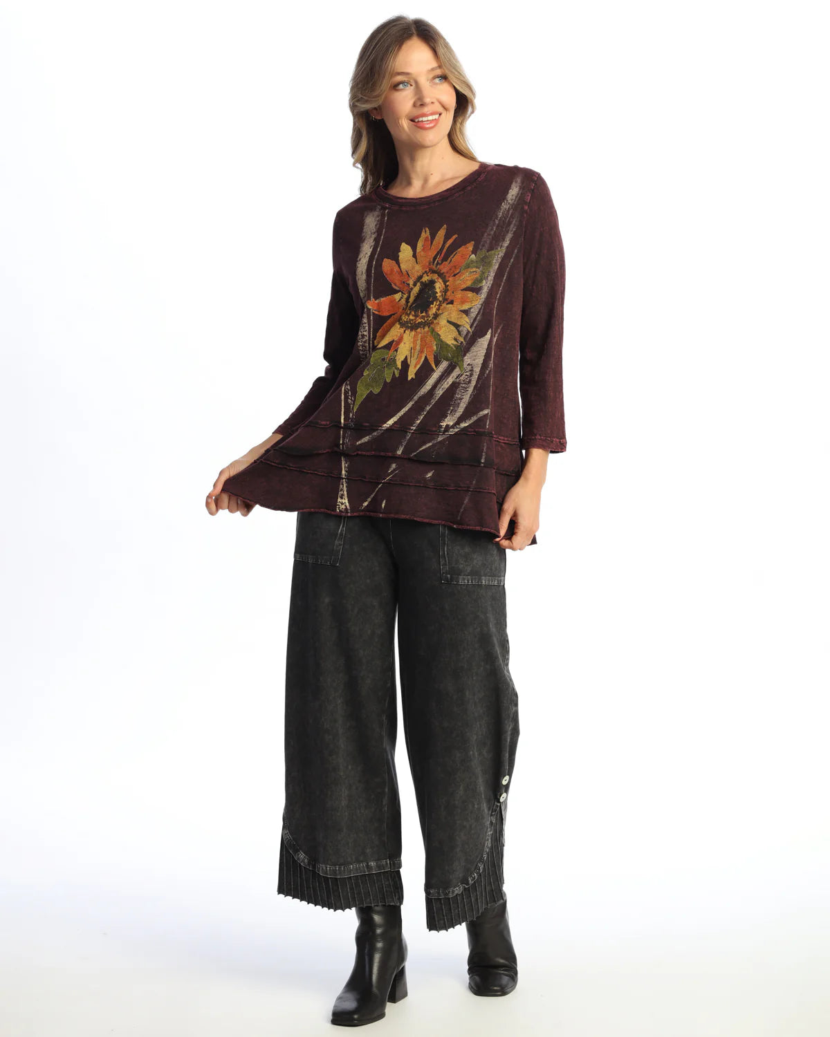 JESS & JANE "WINE SUNBURST" - M66-2159
