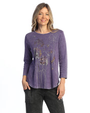 JESS & JANE "PURPLE VINGETTE" - M80-2274
