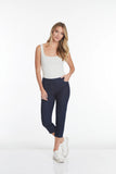 Slimsation CROP Pants With Pockets (M9038P)- DENIM