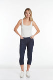 Slimsation CROP Pants With Pockets (M9038P)- DENIM