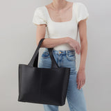HOBO - Vida Large Tote - PORT IN MICRO PEBBLED LEATHER