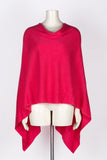 Dolma Cashmere Poncho - BUBBLEGUM