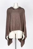 Dolma Cashmere Poncho - MOCHA