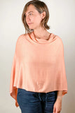 Dolma Cashmere Poncho - APRICOT