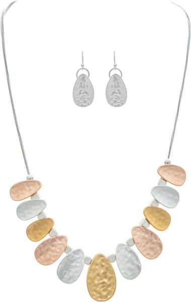 RAIN Textured Teardrop Earrings