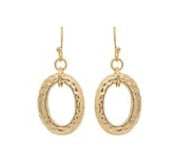 RAIN Textured Chunky Oval Links Earring - N3426TT