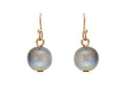 RAIN Gold Grey Bauble Beads Chunky Earring - N3502G
