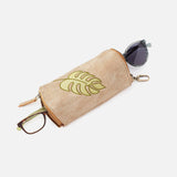 HOBO - Spark Double Eyeglass Case - GOLD LEAF IN METALLIC LEATHER