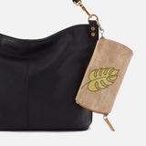 HOBO - Spark Double Eyeglass Case - GOLD LEAF IN METALLIC LEATHER
