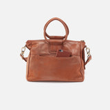 HOBO - Sheila Medium Satchel - PATINA IN METALLIC LEATHER
