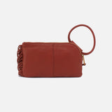 HOBO - Sable Wristlet - RUST IN PEBBLED LEATHER