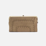 HOBO - Lauren-Clutch Wallet - BURNISHED SAGE IN METALLIC LEATHER