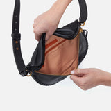 HOBO - Juno Belt Bag - BLACK IN PEBBLED LEATHER