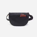 HOBO - Juno Belt Bag - BLACK IN PEBBLED LEATHER