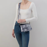 HOBO - Darcy Small Crossbody - BLUE PEWTER IN METALLIC LEATHER