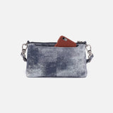 HOBO - Darcy Small Crossbody - BLUE PEWTER IN METALLIC LEATHER