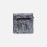HOBO - Foray Small Wallet - BLUE PEWTER IN METALLIC LEATHER