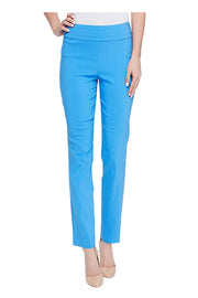 Krazy Larry Solid Slim Ankle Pant - P507 - BLUE