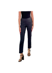 Krazy Larry Solid Slim Ankle Pant - P507 - GUNMETAL
