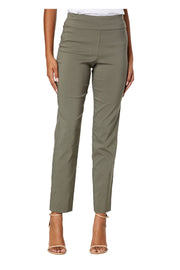 Krazy Larry Solid Slim Ankle Pant - P507 - OLIVE