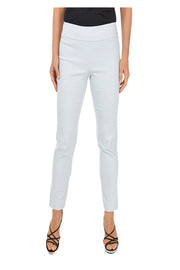 Krazy Larry Solid Slim Ankle Pant - P507 - SILVER