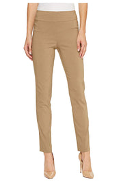 Krazy Larry Solid Slim Ankle Pant - P507 - TAUPE