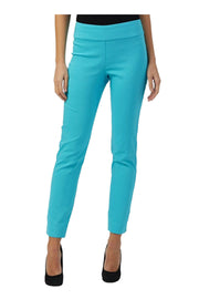 Krazy Larry Solid Slim Ankle Pant - P507 - TURQUOISE