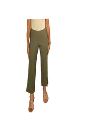 Krazy Larry Solid Wide Ankle Pant - P600 - OLIVE