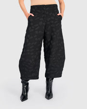 ALEMBIKA Intermezzo Lantern Pants - AP714C - BLACK SPOTS