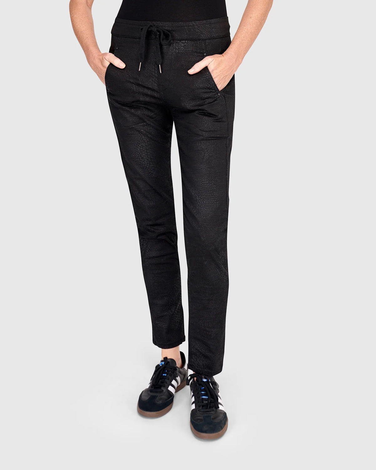 ALEMBIKA Cobra Iconic Stretch Jeans - EP285C - BLACK